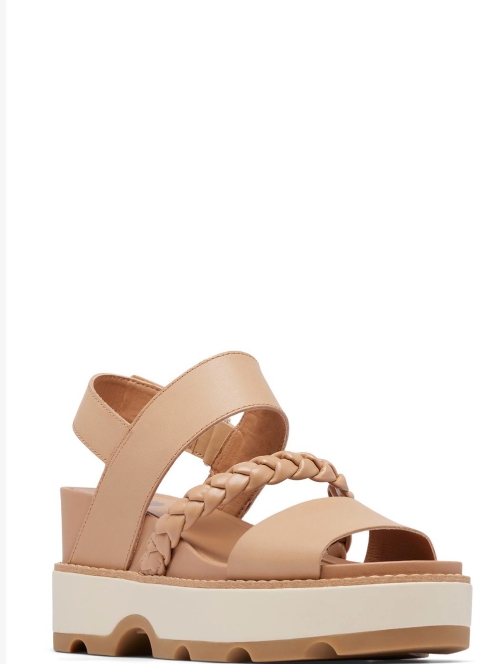 SOREL Joanie IV Slingback Platform Wedge Sandal, sz 8